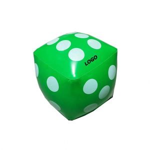 Inflatable <b>Dice</b> 12" for Party Games & Promotional Events Custom Logo Available - Product Image 1