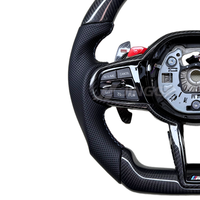 Pour BMW : Volant de direction amélioré style LCI compatible avec G05 G20 G30 G2X G3X G8X F9X 2018-2024, accessoires intérieurs de voiture en carbone