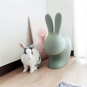 Siège de loisirs en fibre de verre, mobilier d'exposition pour centres commerciaux et parcs, modèle Ms-026, tabouret créatif en forme de lapin pour la maison, fabricant personnalisable - Product Image 3