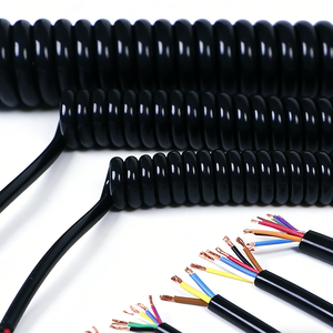 Câble spiralé électrique flexible en PVC, PU, PUR, caoutchouc, <span class=keywords><strong>2</strong></span>, 4, 5, 6, 7, 8, 9, <span class=keywords><strong>10</strong></span>, 12 conducteurs, pour machines industrielles - Product Image 2