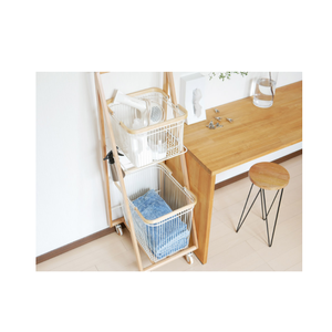 Dirty Clothes Storage Basket Household Dirty Clothes Bag Double Laundry Hamper Basket