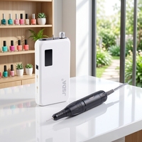 JD202H - Équipement de manucure professionnel populaire, portable, haute performance, en plastique, rechargeable, 35W, puissance élevée, perceuse à ongles