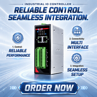 Servidor Serial RS232/485 de 1 Puerto para Riel DIN, Dispositivo Industrial, Servidor/Cliente TCP/UDP, Transmisión Transparente, Servidor Serial Modbus RTU/ASCII