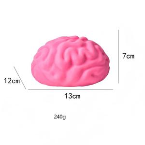 Novedoso Juguete Antiestrés con Forma de Cerebro, Bola Blanda de TPR Rellena de Harina de Ascenso Lento, Juguete Sensorial para Aliviar el Estrés y la Ansiedad, Venta al por Mayor - Product Image 1