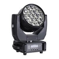 Projecteur LED Zoom Mobile RVBW 4-en-1 19x15W à Prix de Gros pour Éclairage de Scène, Équipement DJ, Contrôle DMX512, Mariages et Fêtes