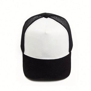 Gorra de béisbol transpirable de malla y gamuza para camionero con publicidad - Product Image 4