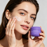 Pot en PP opaque de haute qualité, couleur Pantone personnalisée, impression sérigraphique et gaufrage pour emballage de marque de beauté de luxe, exportation