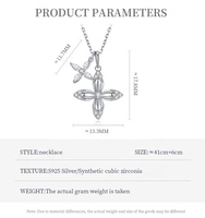ALICE Kalung Perak Sterling S925 Berkualitas Tinggi, Kalung Liontin Ganda Berbentuk Semanggi Berdaun Empat untuk Wanita, Kalung Berpesona, Hadiah