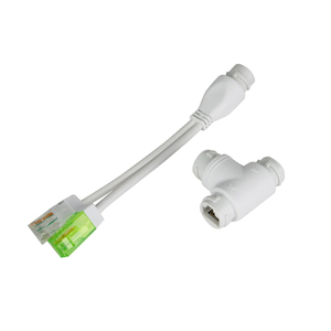 2进1出PoE分离器，带1进2出局域网连接器，用于POE网络系统防水100Mbps Poe分离器连接器 - Product Image 3