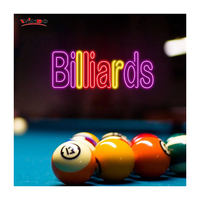 Winbo Dropshipping Enseigne néon LED personnalisée, Logo et nom sur mesure, Décoration intérieure, Conception gratuite, Enseigne néon pour billard, Enseignes électroniques