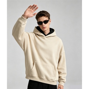 Felpa con Cappuccio 555 Personalizzata con Ricamo a Doppio Strato, <span class=keywords><strong>Abbigliamento</strong></span> Casual da <span class=keywords><strong>Uomo</strong></span>, Prodotti di <span class=keywords><strong>Tendenza</strong></span> 2026, Nuova Felpa Essenziale 1.1 - Product Image 3
