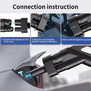 Адаптер DJE CCS2 для Tesla Cybertruck EV, зарядный адаптер уровня <span class=keywords><strong>2</strong></span> EV, совместимый с зарядным устройством - Product Image 6