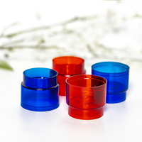 Kerzen becher für Kerzen herstellung Plastik Tee licht becher Weihnachts kerzen gefäße