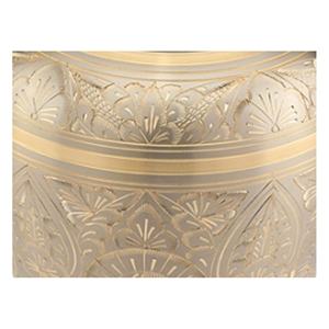 Urne en laiton pur de qualité supérieure pour les cendres commémoratives humaines, taille standard - Product Image 3