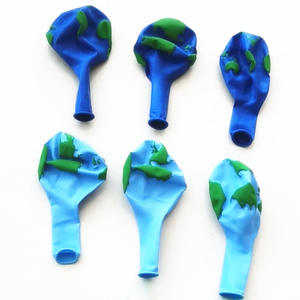 <span class=keywords><strong>Globo</strong></span> de látex grueso para decoración de fiesta, <span class=keywords><strong>globo</strong></span> de 12 pulgadas con estampado lateral de mapa del mundo, 2,8 - Product Image 3