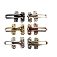 Accessoires de porte Offre Spéciale en alliage de zinc Chrome satiné Protection de porte de sécurité pour hôtel