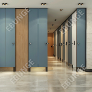 12Mm <span class=keywords><strong>HPL</strong></span> Bề Mặt Rắn Nhà Vệ Sinh Tủ Phân Vùng Nhỏ Gọn Thiết Kế Hiện Đại Phòng Tắm Cửa Nhà Vệ Sinh Bệnh Viện Công Trường - Product Image 4