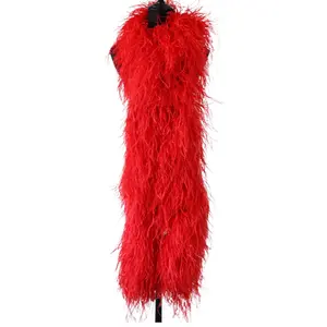 10ply Top Excellent Quality Ostrich Feathers Gold Ostrich Feather Colored Ostrich Feather boas