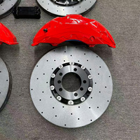 Kit de freinage haute performance avant 10 pistons, arrière 4 pistons, en carbone-céramique, avec disques de frein à fibre longue 410mm, 420mm, 440mm pour Porsche Panamera 911 (amélioration)