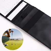 JMS Factory Custom logo semplice in pelle sintetica classico portacarte Golf con nuovissima alta qualità