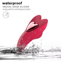Vibrateur clitoridien portable avec télécommande via application, stimulateur vibrant en silicone pour culotte, masseur à succion, étanche
