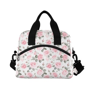 Nouveauté : Sac isotherme souple personnalisé avec motifs floraux de haute qualité, sac à déjeuner thermique mignon - Product Image 2