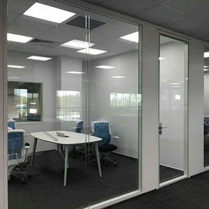 ภายในสำนักงานเลื่อนผนังกระจกใสสำนักงานพาร์ทิชันผนังที่มี<span class=keywords><strong>ราคา</strong></span>ถูก - Product Image 2