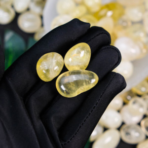 Pietre Burattate di <span class=keywords><strong>Citrino</strong></span> Naturale Lucidato di Alta Qualità, <span class=keywords><strong>Quarzo</strong></span> Giallo Curativo per Decorazione Casa e Ufficio - Product Image 2