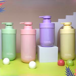 プキングリーンパープルプラスチック500ml 780ml空ボディローションクリームボトルプラスチックシャンプーボトルプラスチックボトルトナーシャワージェル用 - Product Image 1