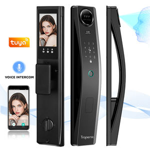 Cerradura Inteligente para Puerta con Cámara, Diseño 2026, WiFi, Control Remoto por Aplicación, Seguridad con Reconocimiento Facial y de Huella Digital, para Interiores y Exteriores - Product Image 1