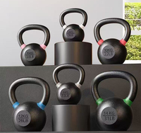 Kettlebells en fonte de haute qualité avec logo personnalisé pour la salle de sport à domicile, équipement d'exercice pour la compétition de fitness