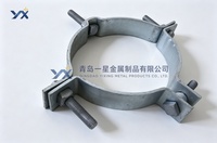 Collier de serrage pour poteau galvanisé à chaud en acier au carbone Q235, verrouillable pour tour de ligne de transmission, conception personnalisée disponible