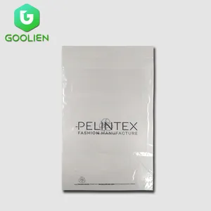Custom polybag packaging clear plastic PE/CPE resealable bag with flap self adhesive bag seal packing plastic bags