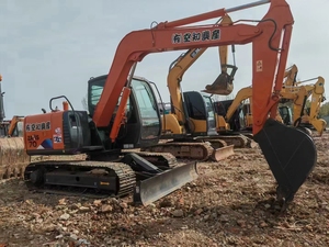 รถขุดขนาดเล็กมือสอง Hitachi ZX70 ของญี่ปุ่น ชั่วโมงการทำงานต่ำ พร้อมปั๊มไฮดรอลิกและกระบอกสูบของแท้จาก Hitachi มีขาย - Product Image 4