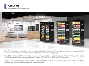 Máquina Expendedora de Autoservicio sin Efectivo XMAI, Refrigerador Inteligente de 1500 Litros con Reconocimiento por Cámara IA para <span class=keywords><strong>Supermercado</strong></span> - Product Image 6