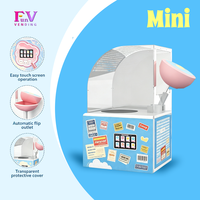 Mini machine à barbe à papa commerciale automatique, distributeur de barbe à papa portable, petite machine à barbe à papa pour les fêtes