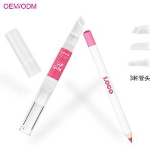 OCHAIN personaliza tu logotipo conjunto de labios marrones brillo extra vegano con kit delineador de labios mate Etiqueta Privada - Product Image 1