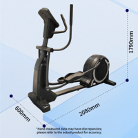 Appareil de cardio-training elliptique commercial pour clubs et centres de fitness