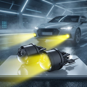 Feux antibrouillard LED en gros, ampoules de remplacement haute puissance pour Kia Optima 2012, Hyundai H100, <span class=keywords><strong>Audi</strong></span> <span class=keywords><strong>S5</strong></span>, noir brillant - Product Image 1