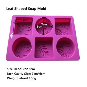 Moule en silicone personnalisé à 6 cavités pour savon artisanal, gâteau ou bac à glaçons – Vente en gros - Product Image 2