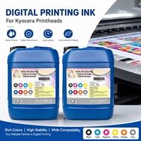 Tinta de Impresión Digital Reactiva para Cabezales de Impresión Epson y Kyocera