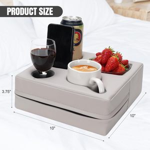 Ấm cúng bạn bè sofa uống cốc chủ không thấm nước chống tràn cà phê khay bọt đệm giường Caddy tổ chức cho từ xa giường ngủ - Product Image 3