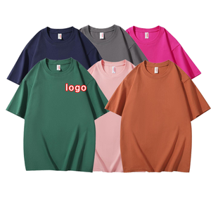 T-Shirts Sublimation Unisexes Personnalisés Coton <span class=keywords><strong>Polyester</strong></span> en Gros T-Shirts Vides Surdimensionnés Impression par Transfert Thermique de Votre Propre LOGO - Product Image 2
