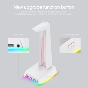 <span class=keywords><strong>Support</strong></span> <span class=keywords><strong>de</strong></span> Présentation pour <span class=keywords><strong>Casque</strong></span> Gaming Onikuma St-2 avec Éclairage RGB – <span class=keywords><strong>Support</strong></span> <span class=keywords><strong>de</strong></span> Bureau pour <span class=keywords><strong>Casque</strong></span> <span class=keywords><strong>Audio</strong></span> Gaming Circum-auriculaire – <span class=keywords><strong>Support</strong></span> <span class=keywords><strong>de</strong></span> Suspension pour Écouteurs PC - Product Image 5