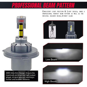 Nouvelle arrivée mise au point d'éclairage <span class=keywords><strong>Mini</strong></span> H4 phare LED lumière blanche Plug and Play même conception que le kit de restauration de phare HID pour audi - Product Image 5