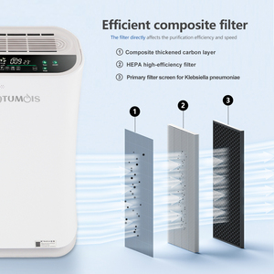 Purificador de Aire Portátil Inteligente de Gran Tamaño con Tecnología OEM Avanzada para Hogar y Oficina, Precio Competitivo, Fuente de Alimentación - Product Image 6