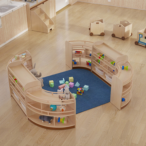 ชุดโต๊ะเก้าอี้เรียนรู้วิทยาศาสตร์สำหรับเด็ก วัสดุไม้ สำหรับโรงเรียนอนุบาล โรงเรียนเตรียมอนุบาล ห้องเรียนวิทยาศาสตร์  ออกแบบสำหรับเด็กเล็ก - Product Image 6