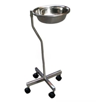 Lavabo médical à base de tube carré à bras unique en acier inoxydable 304 pour le lavage et le débridement des plaies