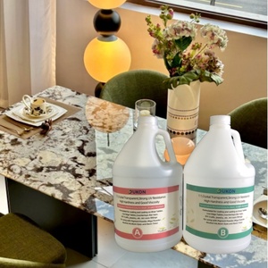 Revêtement de table en résine époxy dure pour revêtement de table en marbre résistant aux rayures et aux aliments pour sol en marbre, <span class=keywords><strong>déco</strong></span> de table - Product Image 4