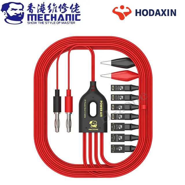 MECHANIC Phone Power Air Boot Line DC Power Supply Test Cable for iPhone 7-11 12 13 14 15 16 Pro Max Motherboard Activation Cord
